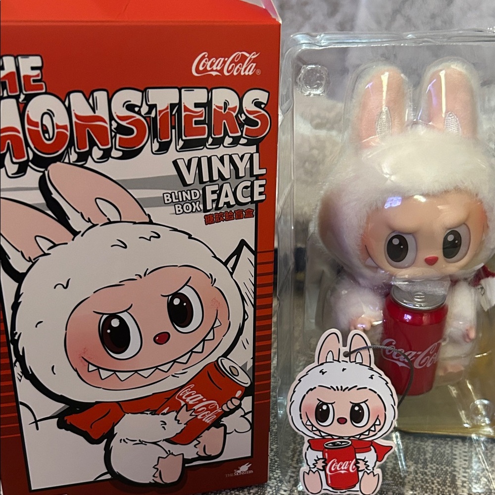 Pop Mart-Coca-Cola The Monsters Vinyl Figure w/can